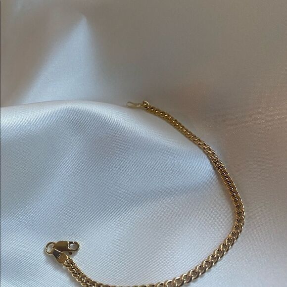 Miami Cuban Trendy real gold 14k bracelet perfect gift size 7.5” - Picture 6 of 11